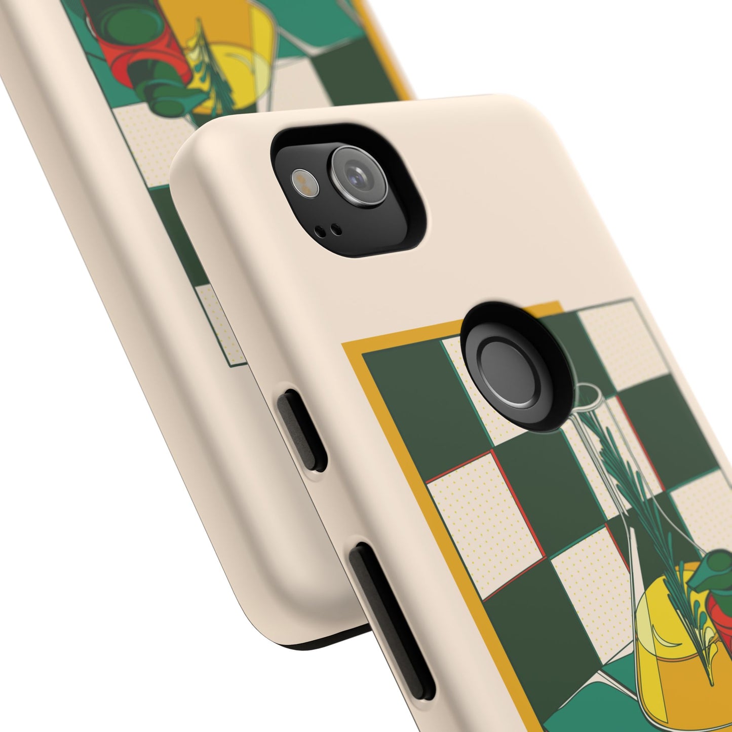 Olio d'Amore Case | Coque résistante double protection avec Design artistique Rétro