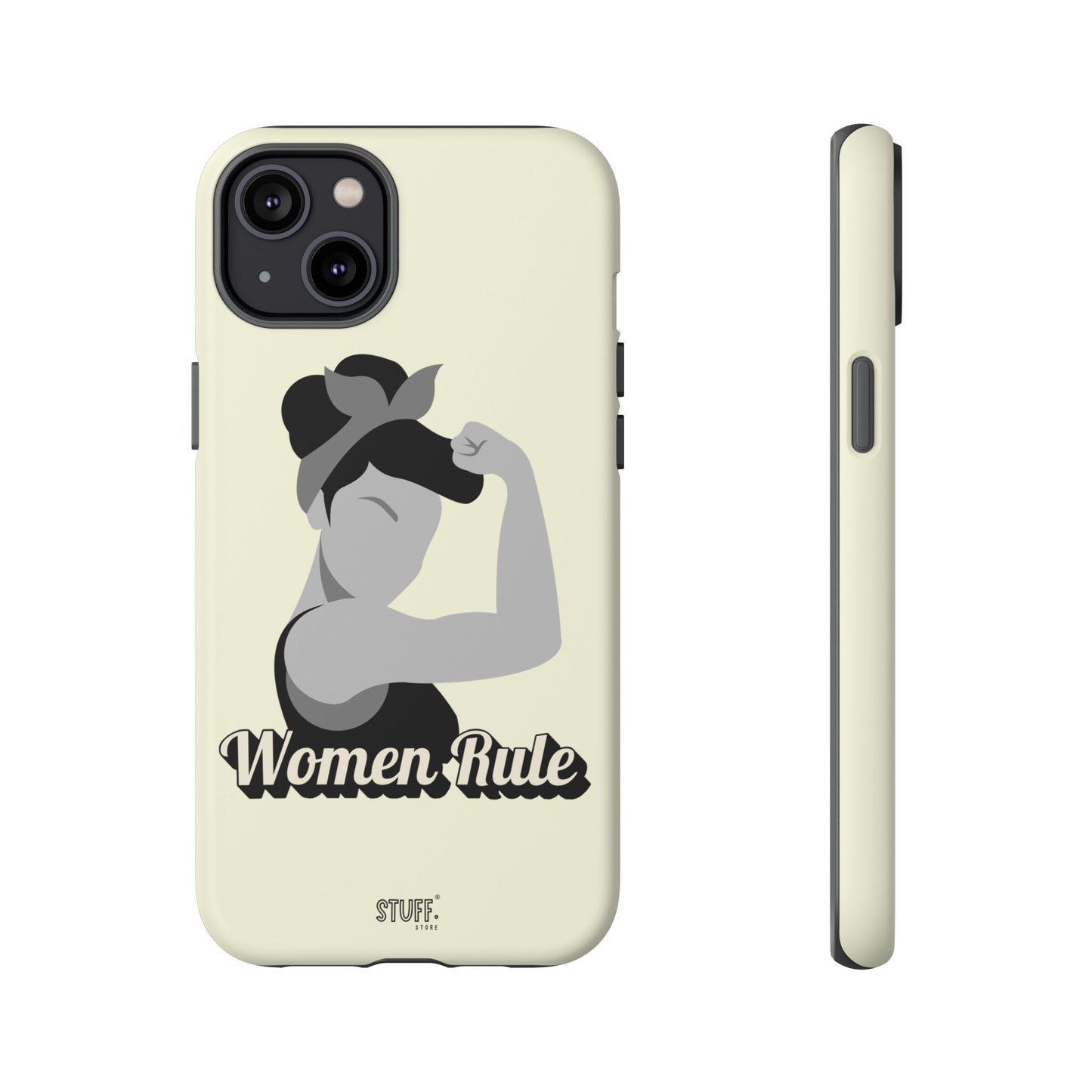 Women Rule Case | Coque résistante double protection avec Design Féministe inspirant