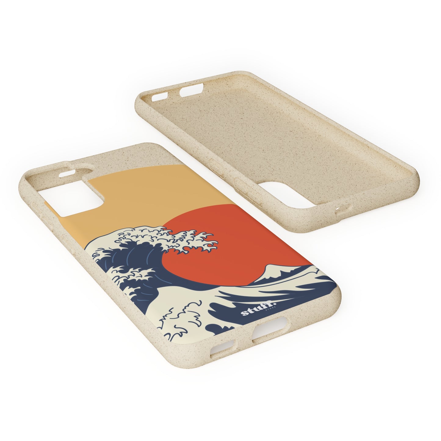 La Grande Vague | biodegradable shell in bamboo and bioplastic - inspired by Japanese art