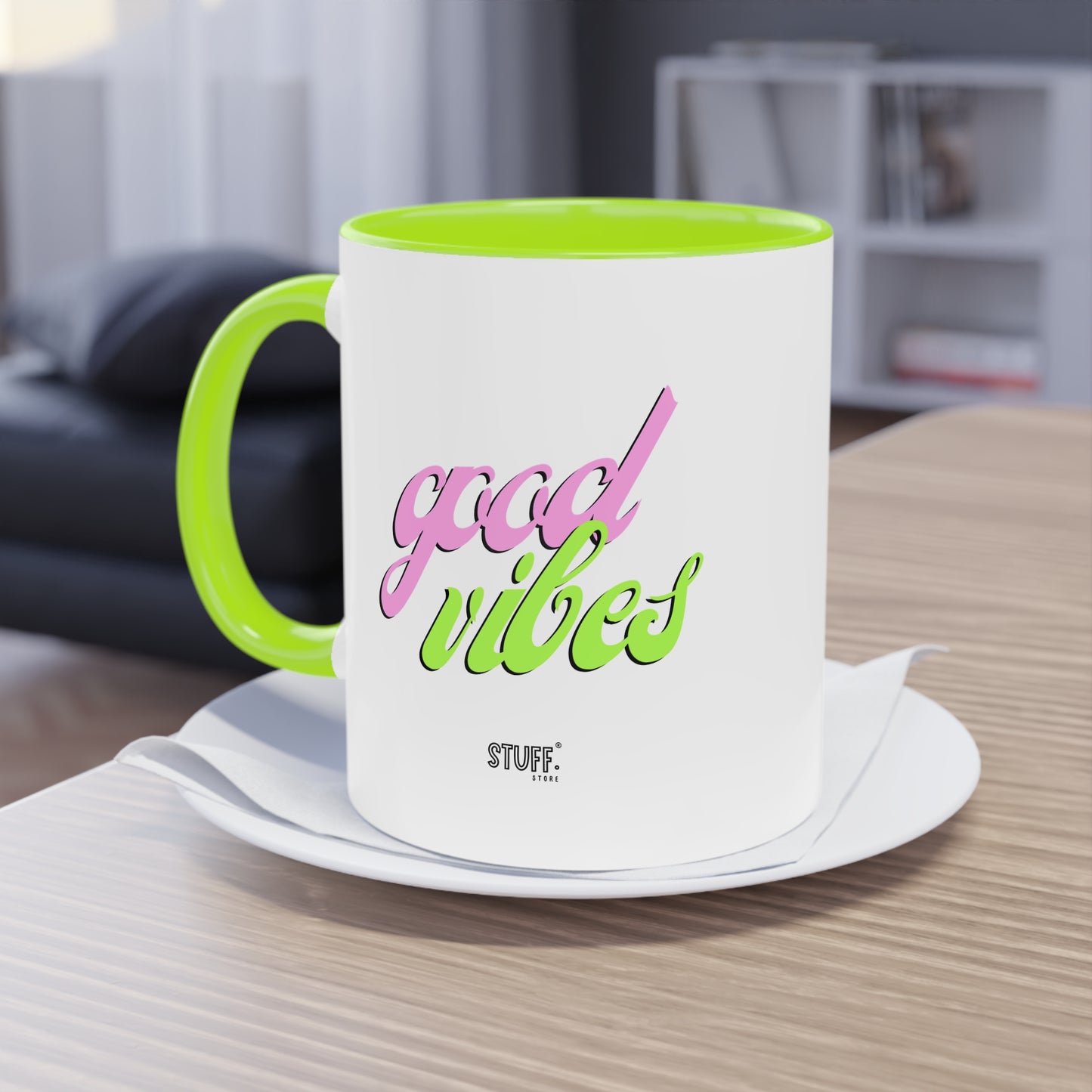Good Vibes Cup | Mug bicolore en céramique - 330ml
