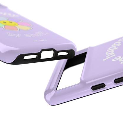 Be Happy Case | Coque résistante double protection avec Design Fleur Colorée