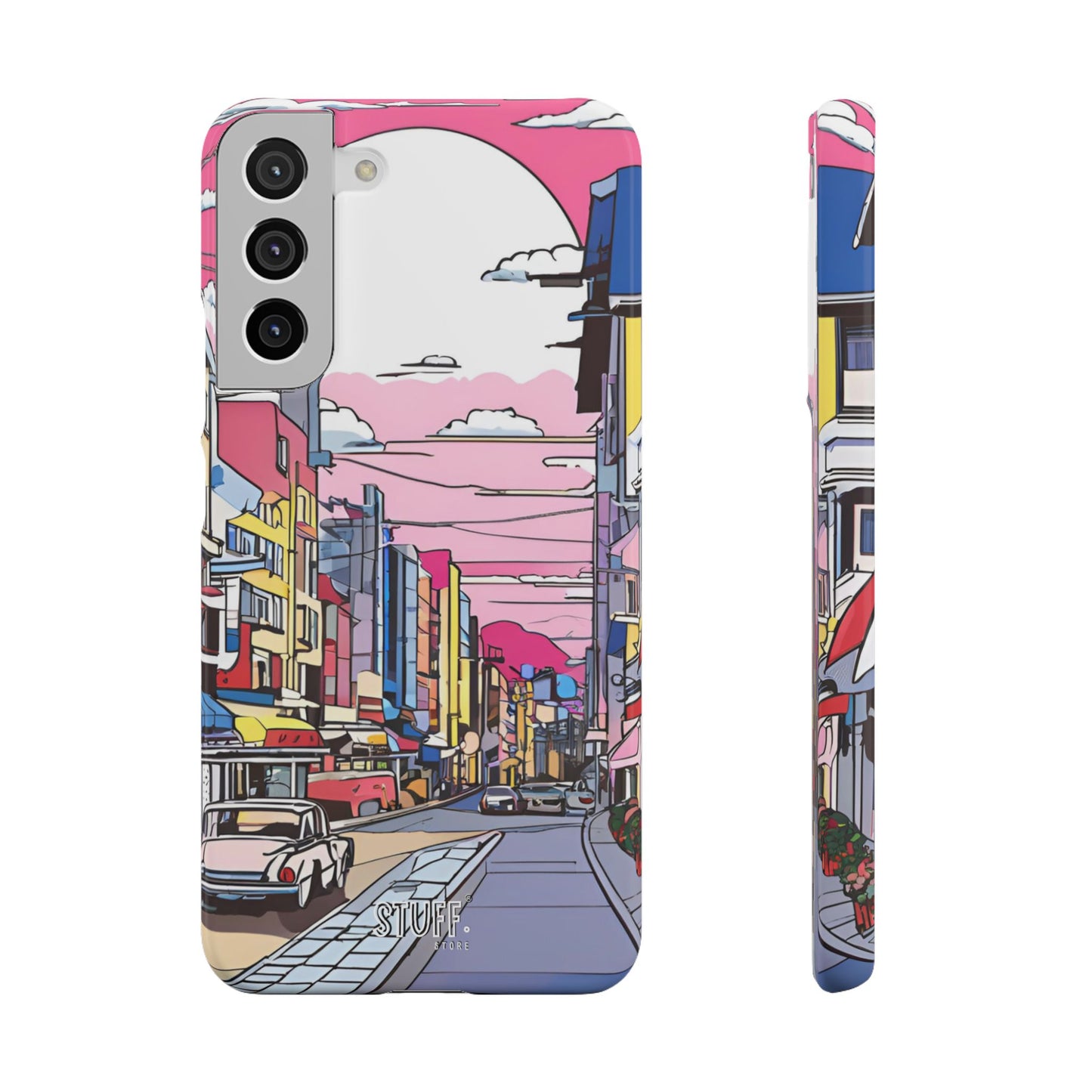 Pop Art Sunset | Coque snap légère et résistante inspiration Lichtenstein