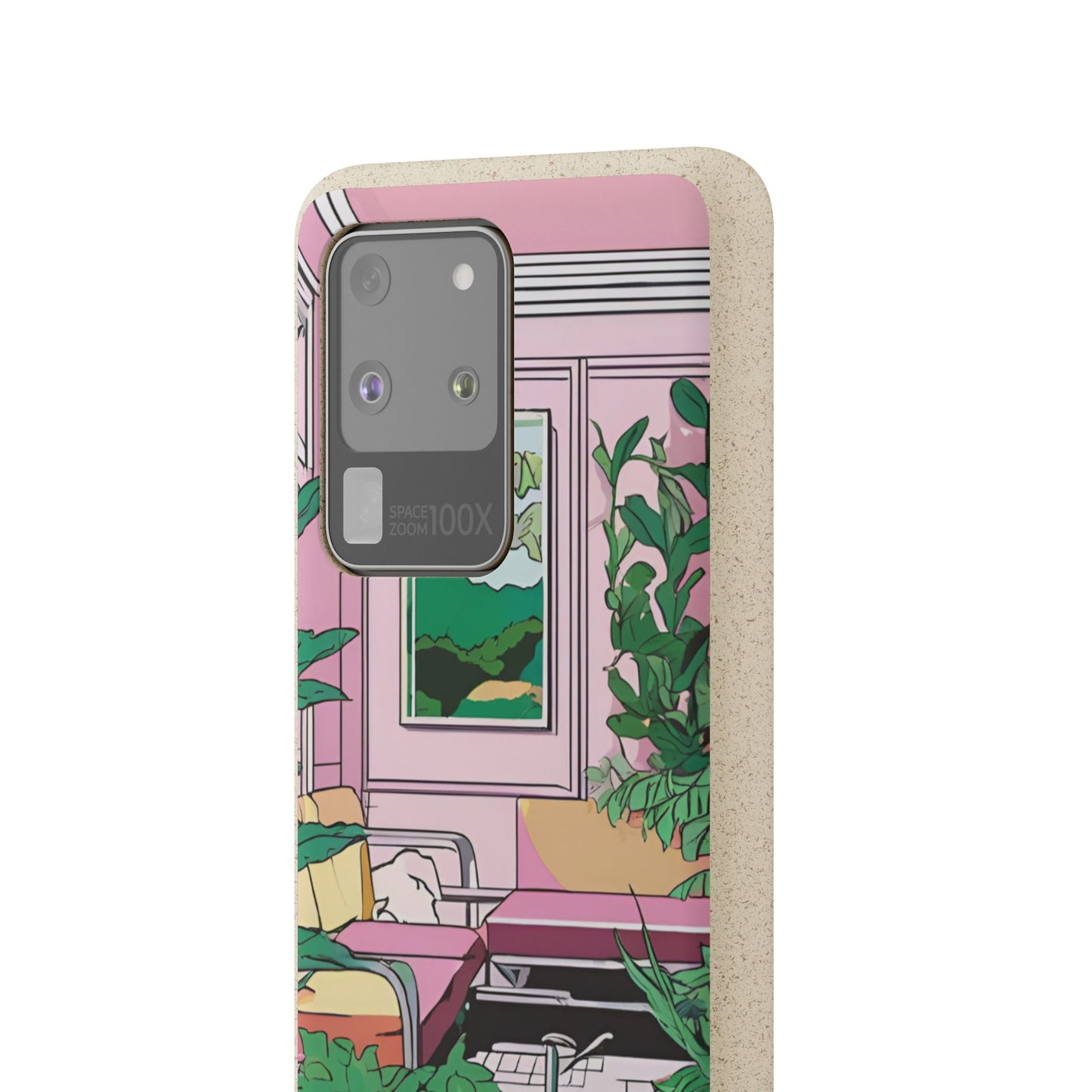 Plant Pop Case | Coque biodégradable en bambou et bioplastique avec design coloré | Parfait pour les amoureux des plantes - Avec emballage cadeau