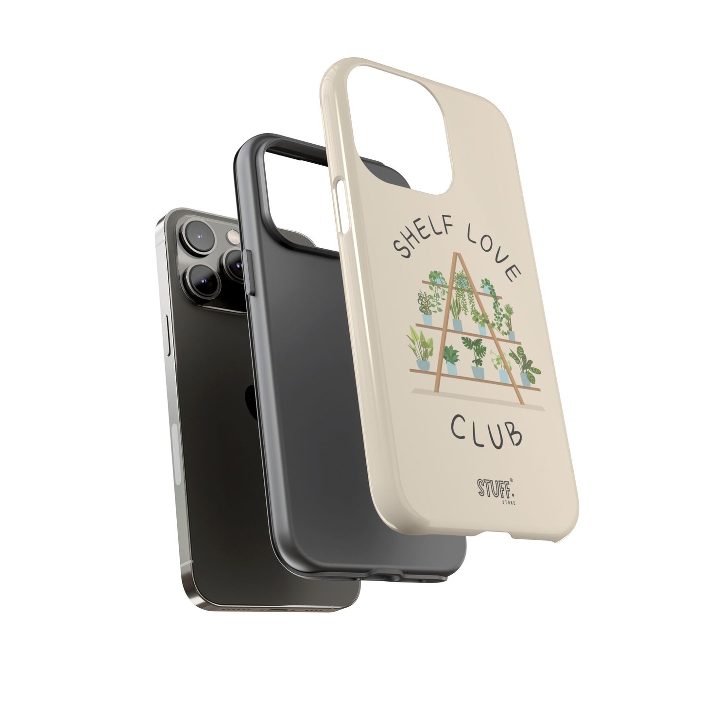 Shelf Love Club – Coque résistante à double protection | Parfaite pour les amoureux des plantes