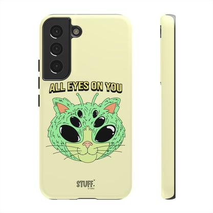 All Eyes on You Case | Coque résistante double protection avec Design Alien drôle
