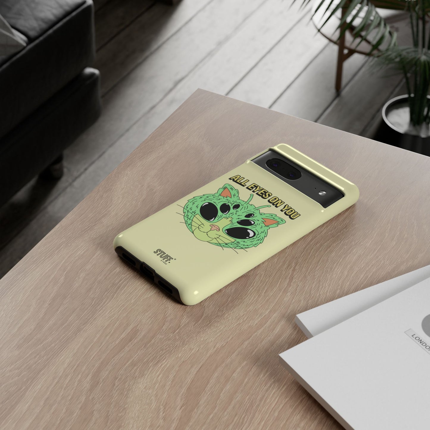 All Eyes on You Case | Coque résistante double protection avec Design Alien drôle