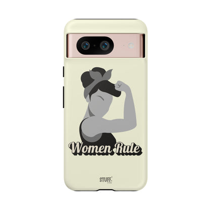 Women Rule Case | Coque résistante double protection avec Design Féministe inspirant