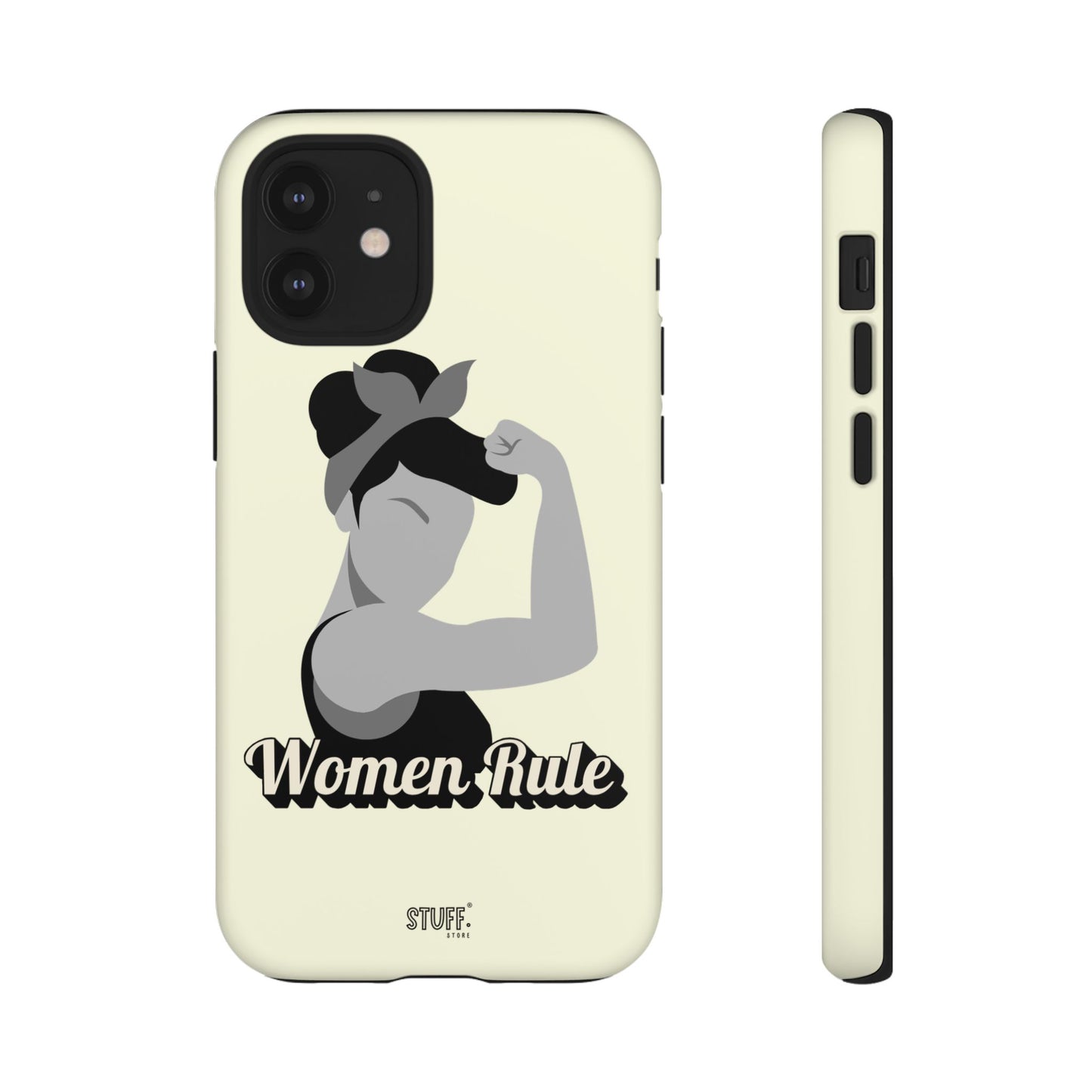 Women Rule Case | Coque résistante double protection avec Design Féministe inspirant