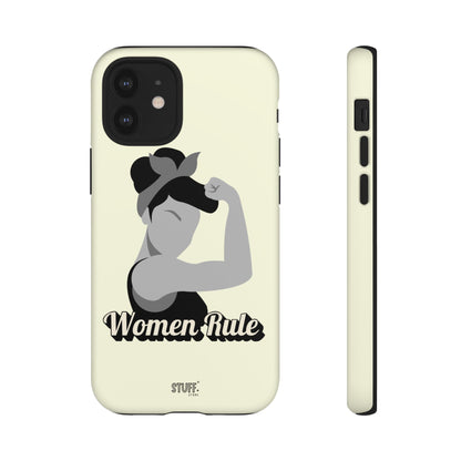 Women Rule Case | Coque résistante double protection avec Design Féministe inspirant