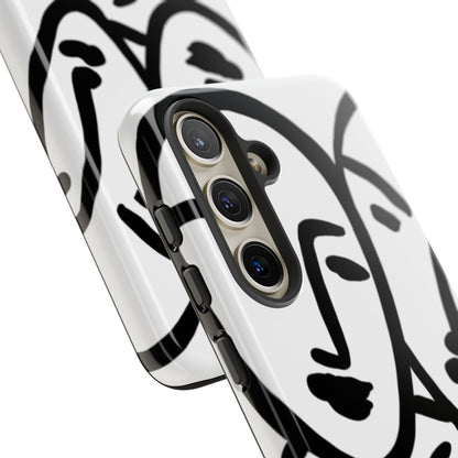 Les Trois Visages | Coque résistante double protection — inspiration Matisse