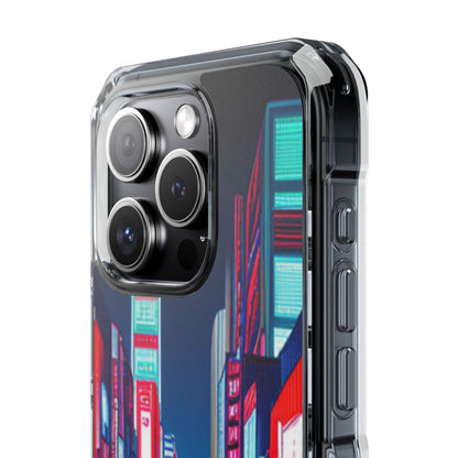 Cyber City Case | Coque transparente magnétique antichoc compatible MagSafe®
