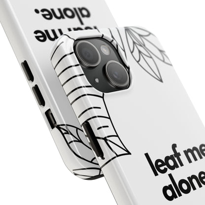 Leaf Me Case | Coque résistante double protection avec design minimaliste