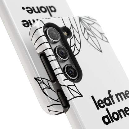 Leaf Me Case | Coque résistante double protection avec design minimaliste