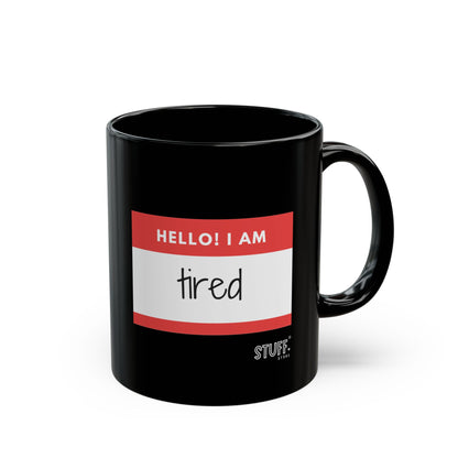 Hello! Cup | Mug en céramique noir 330ml / 440ml