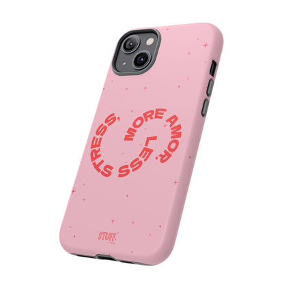 More Amor Case | Coque résistante double protection avec phrase Bienveillante