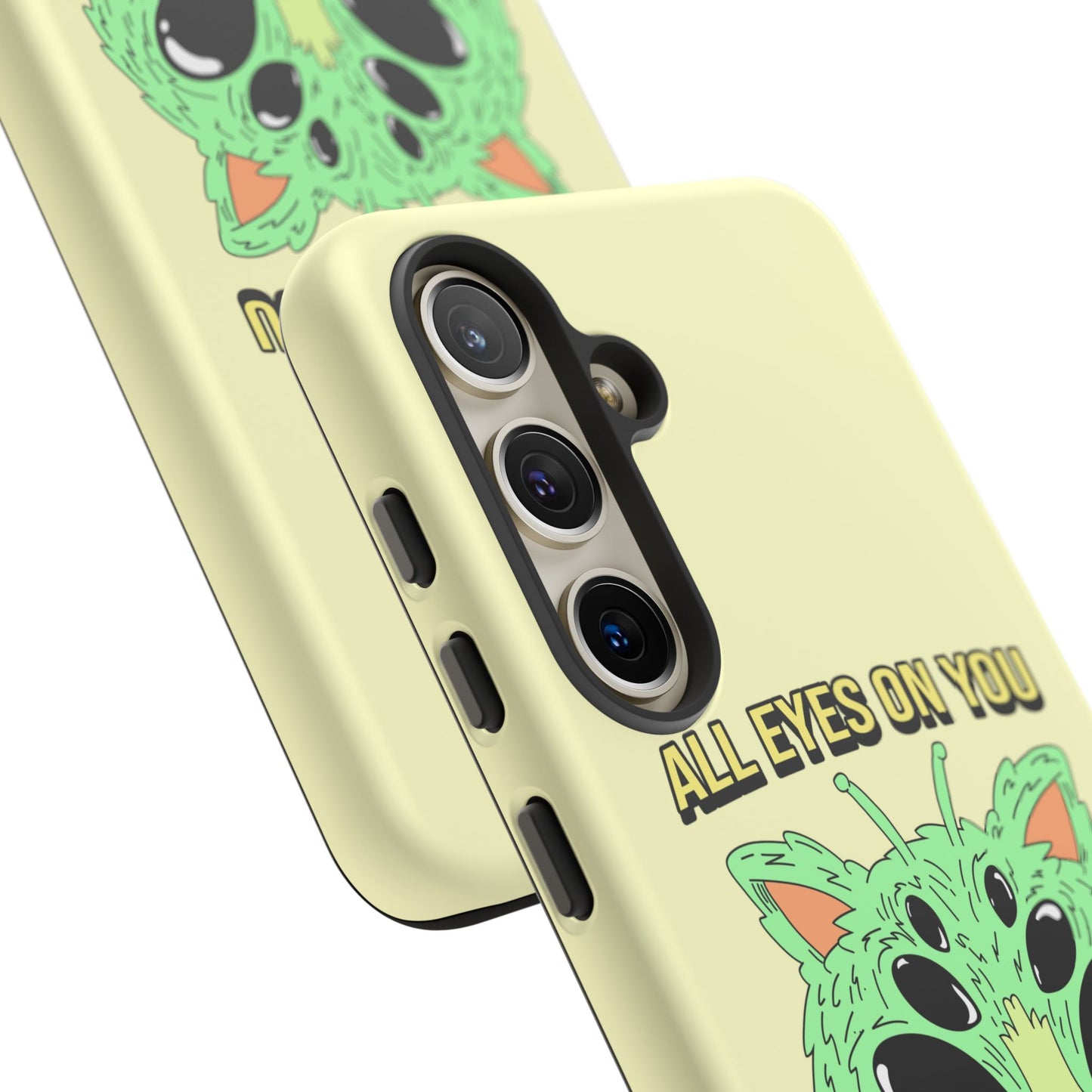 All Eyes on You Case | Coque résistante double protection avec Design Alien drôle
