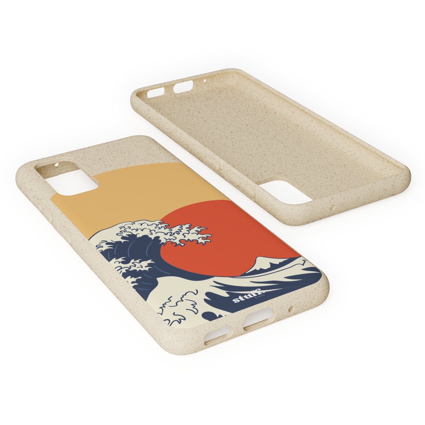 La Grande Vague | biodegradable shell in bamboo and bioplastic - inspired by Japanese art
