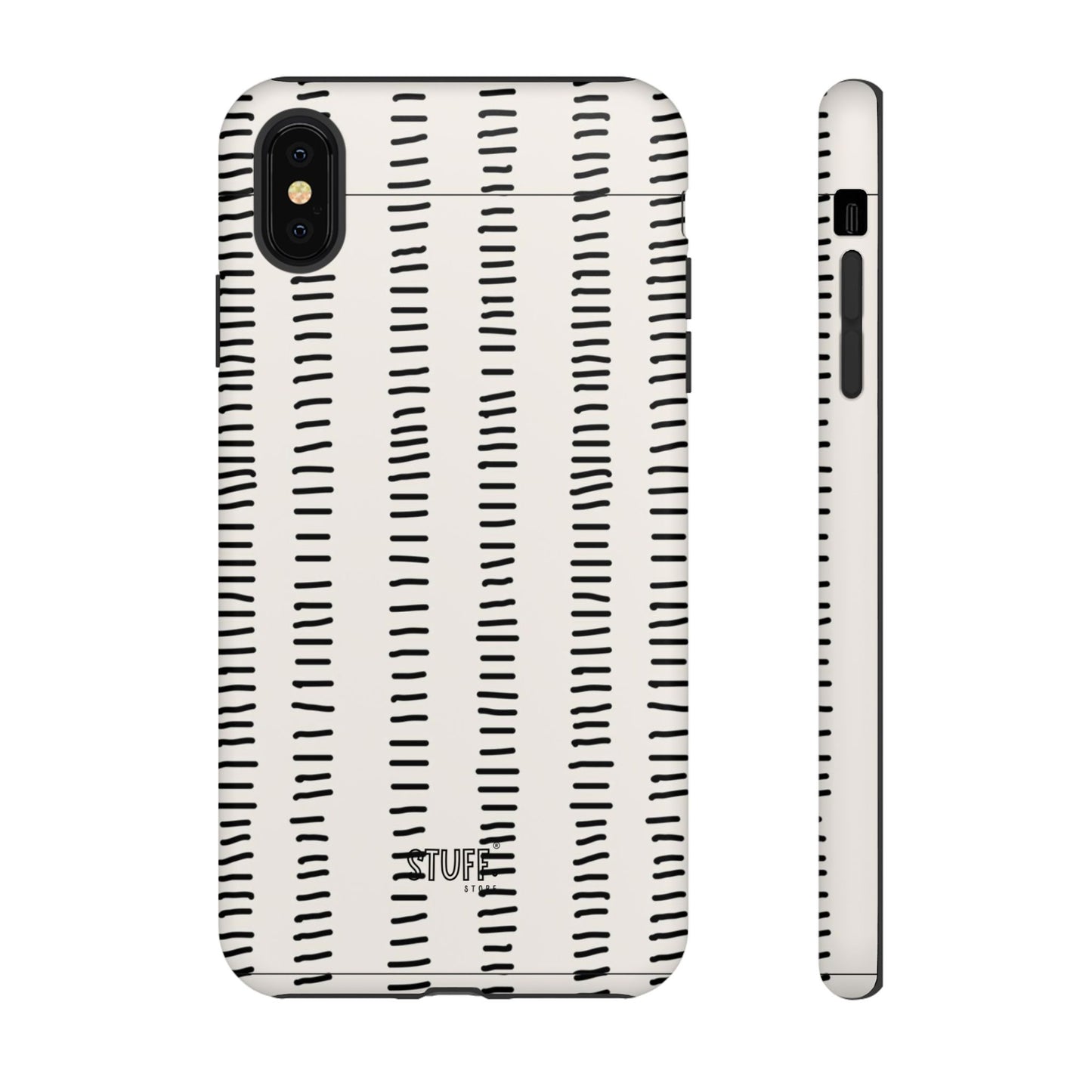 Striped Case | Coque résistante double protection antichoc - Design Minimaliste
