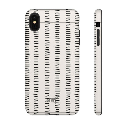 Striped Case | Coque résistante double protection antichoc - Design Minimaliste
