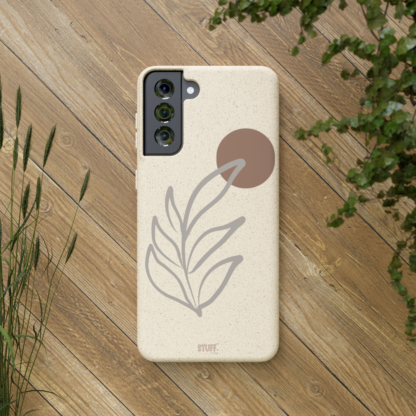 Boho Sunset | Eco-Friendly hull in Bamboo and Bioplastic with Bohemian Design - Gift wrapping available