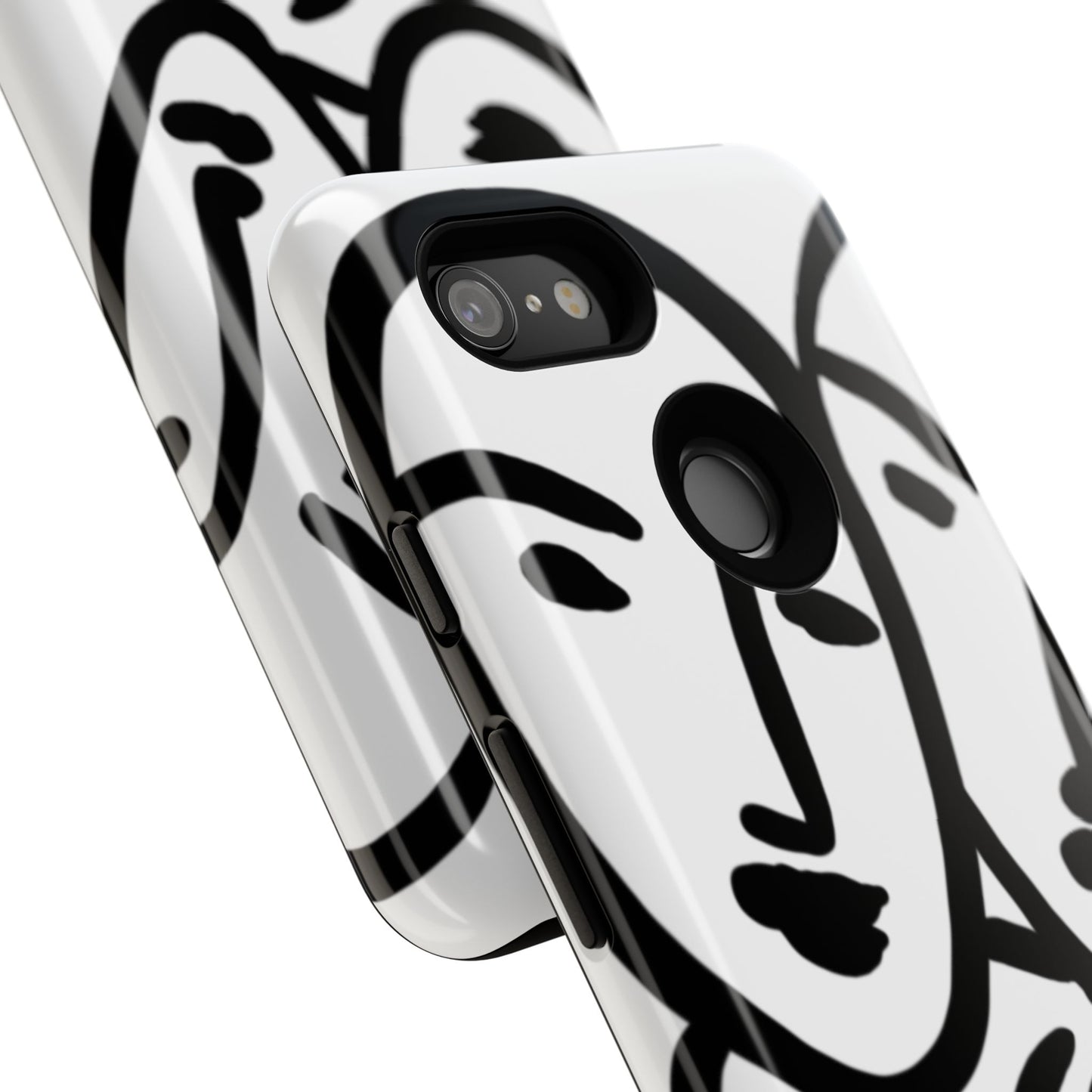 Les Trois Visages | Coque résistante double protection — inspiration Matisse