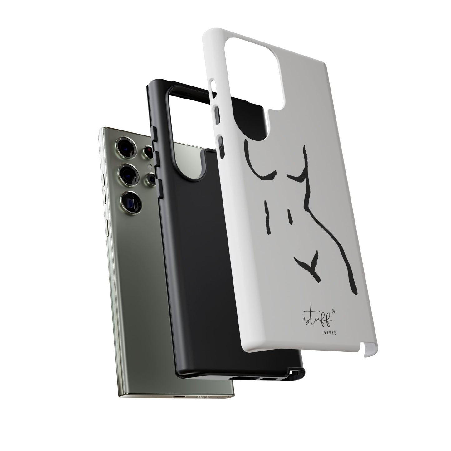 The Curve Case | Resistant double protection shell with Minimalist Design by Women