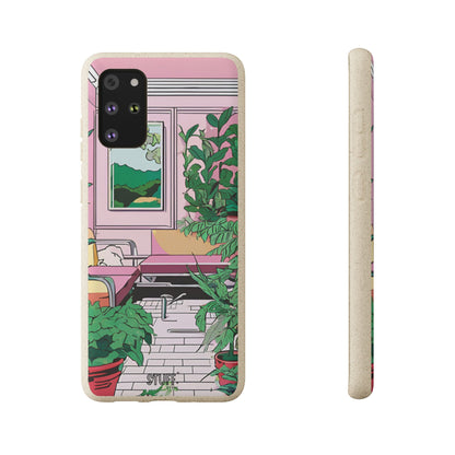 Plant Pop Case | Coque biodégradable en bambou et bioplastique avec design coloré | Parfait pour les amoureux des plantes - Avec emballage cadeau