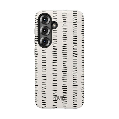Striped Case | Coque résistante double protection antichoc - Design Minimaliste