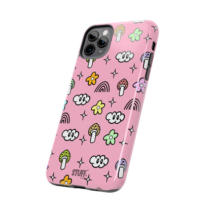 Pixie Case | Coque résistante double protection | Pixie Collection - Pink Matte Effect