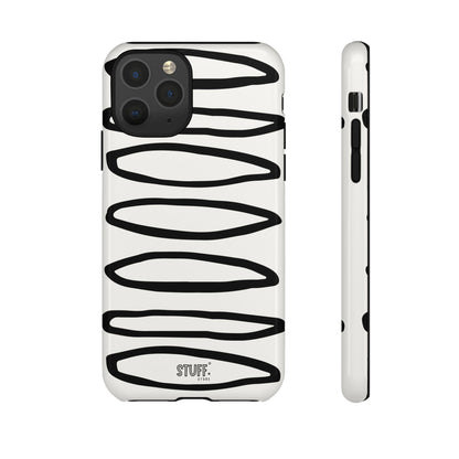 Loopy Case | Coque résistante double protection - Motif cercles abstraits