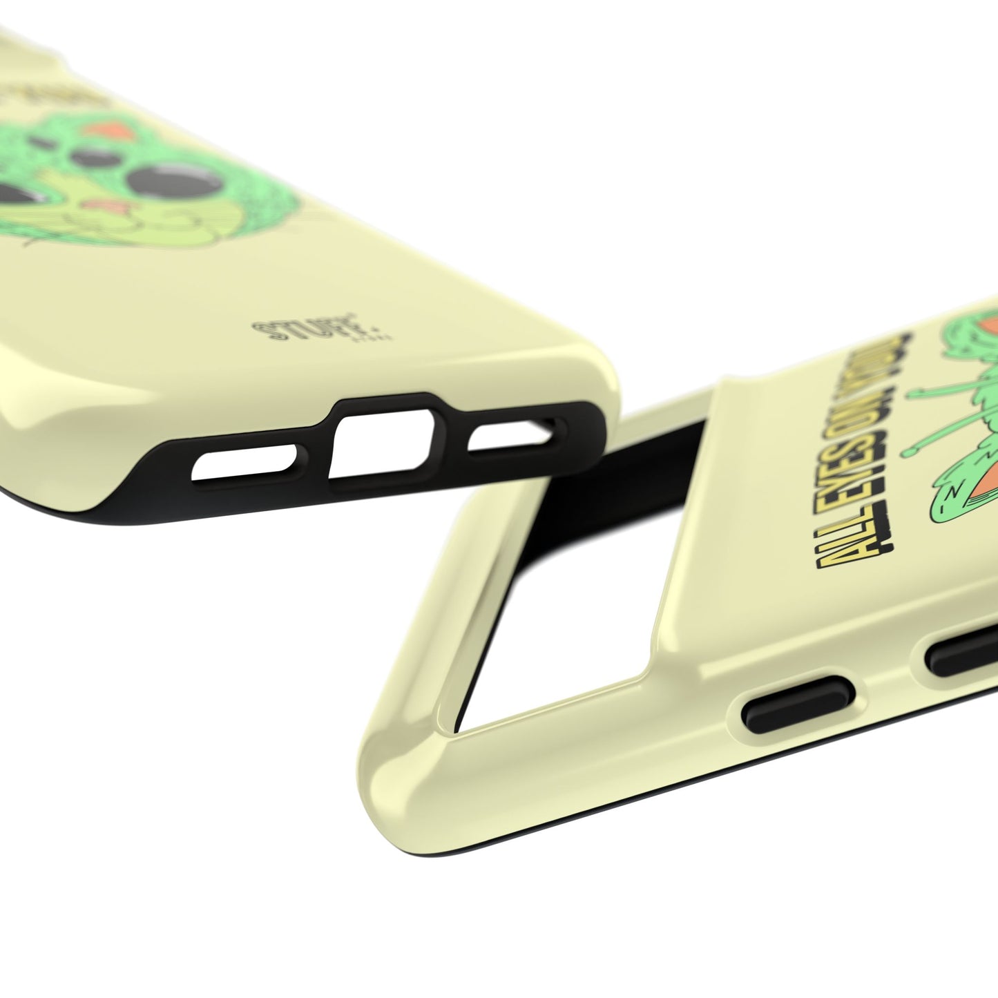All Eyes on You Case | Coque résistante double protection avec Design Alien drôle