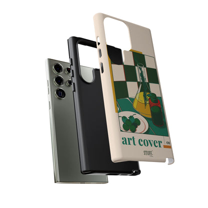 Olio d'Amore Case | Coque résistante double protection avec Design artistique Rétro