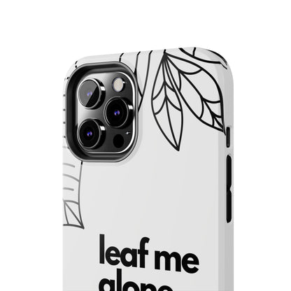 Leaf Me Case | Coque résistante double protection avec design minimaliste