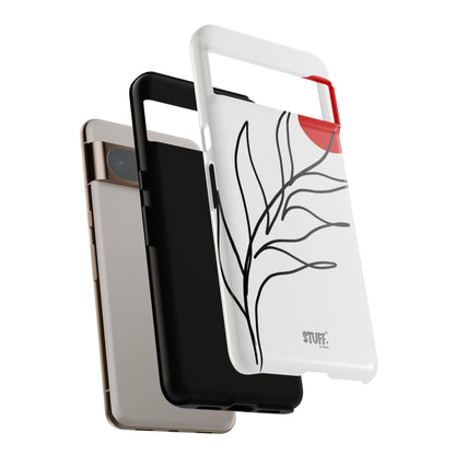 Red Sun Case | Coque résistante double protection avec Design Minimaliste
