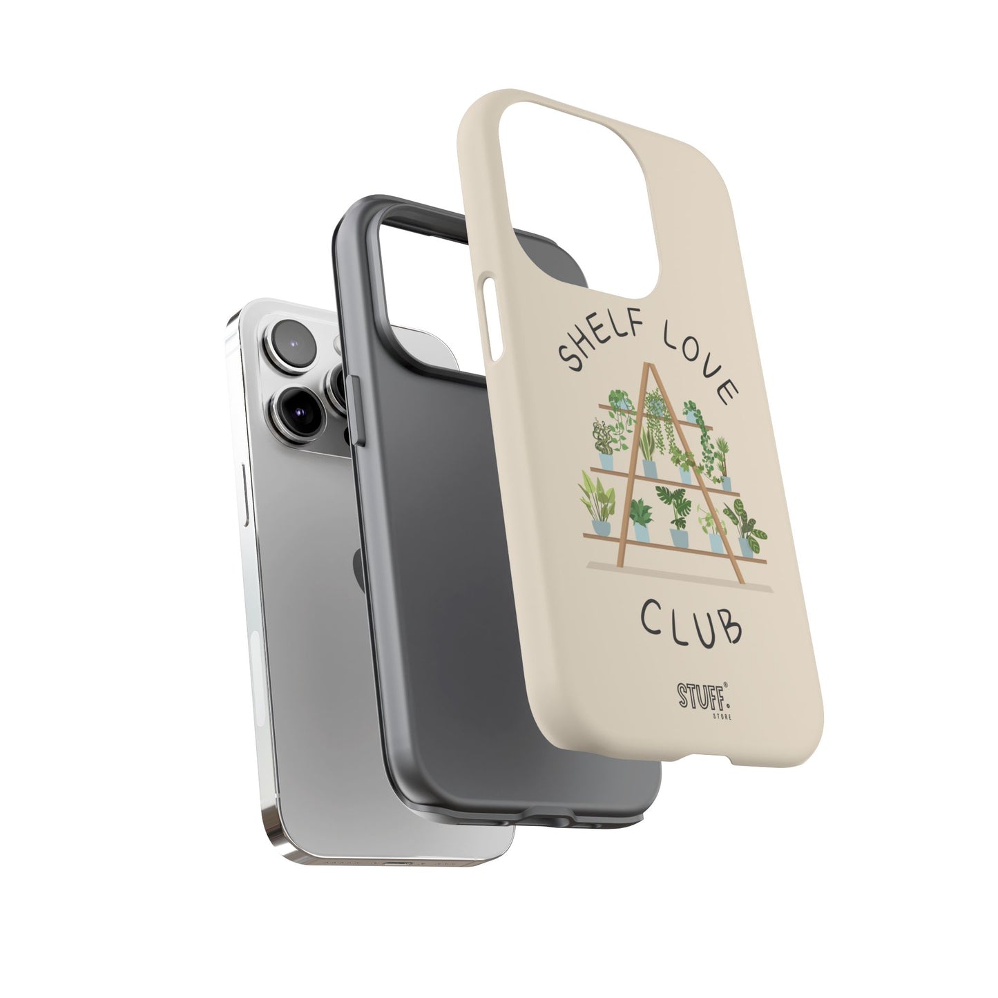 Shelf Love Club – Coque résistante à double protection | Parfaite pour les amoureux des plantes