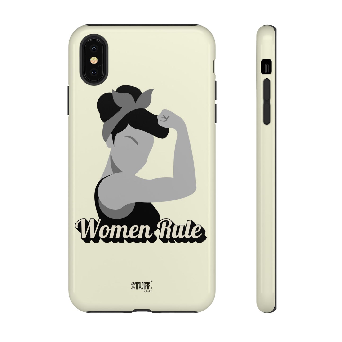 Women Rule Case | Coque résistante double protection avec Design Féministe inspirant