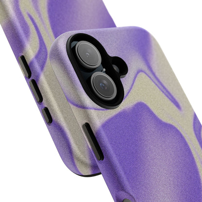 Swirly Case | Coque résistante double protection - Motif vague pourpre