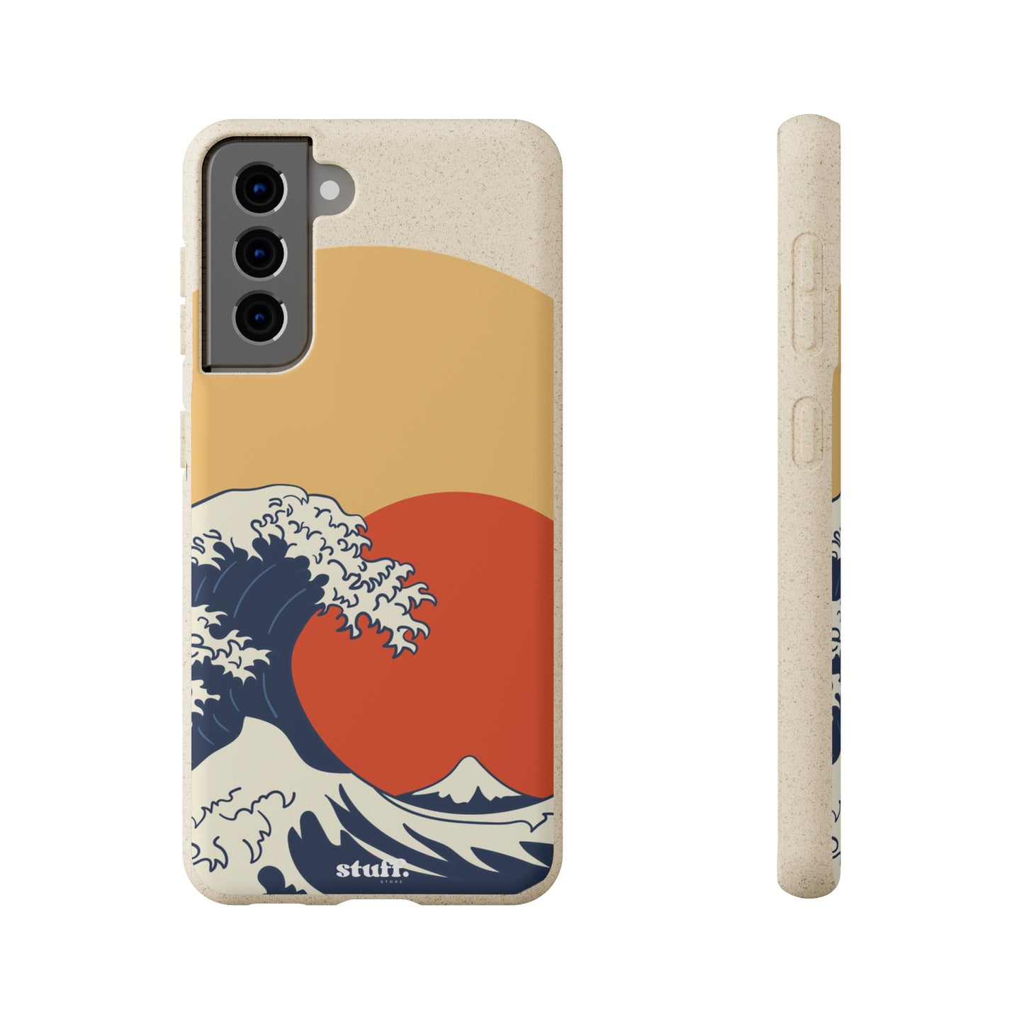 La Grande Vague | biodegradable shell in bamboo and bioplastic - inspired by Japanese art