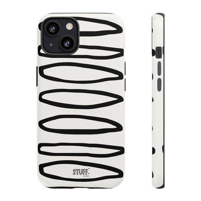 Loopy Case | Coque résistante double protection - Motif cercles abstraits