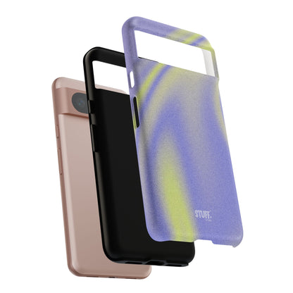 Vibrant Case | Coque résistante double protection anti-choc - Violet & Jaune