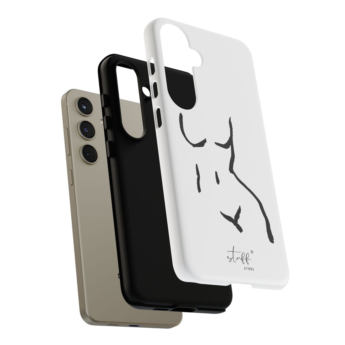 The Curve Case | Resistant double protection shell with Minimalist Design by Women