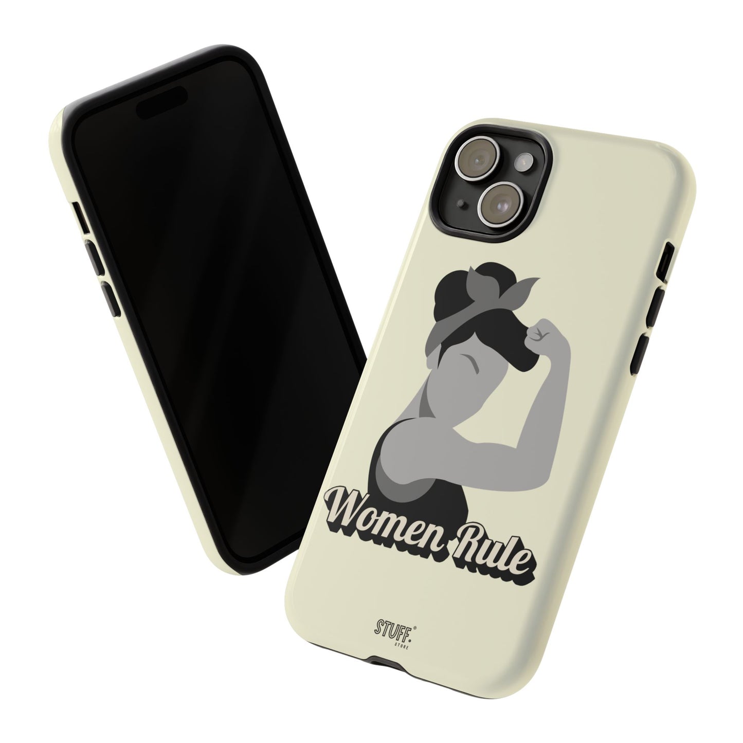 Women Rule Case | Coque résistante double protection avec Design Féministe inspirant