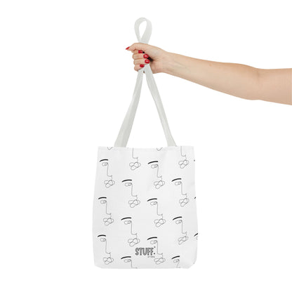 He’s Art Tote Bag | Sac cabas résistant et durable avec design one-line