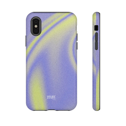 Vibrant Case | Coque résistante double protection anti-choc - Violet & Jaune