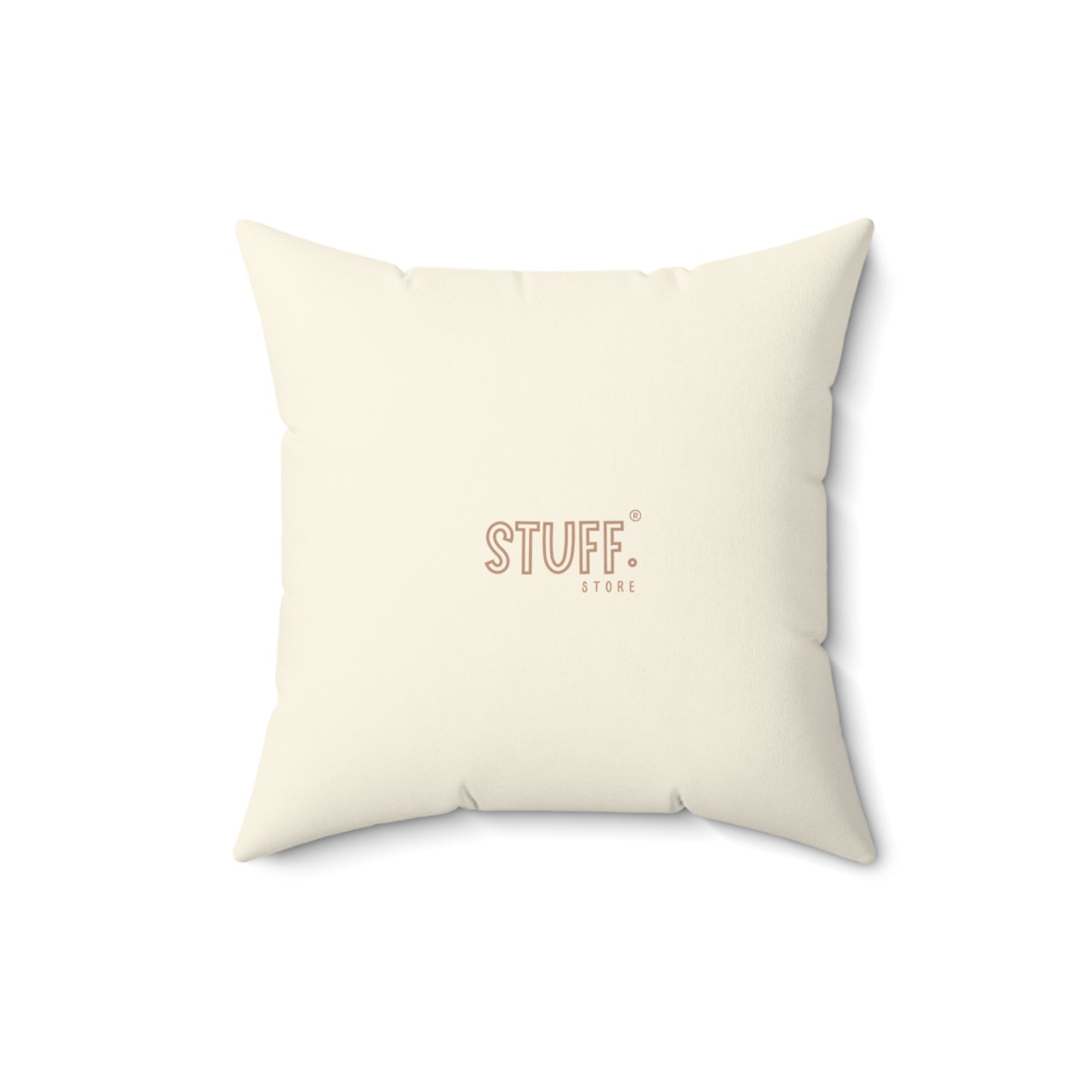 Coussin carré décoratif "Dream it" | Design rétro et phrase inspirante
