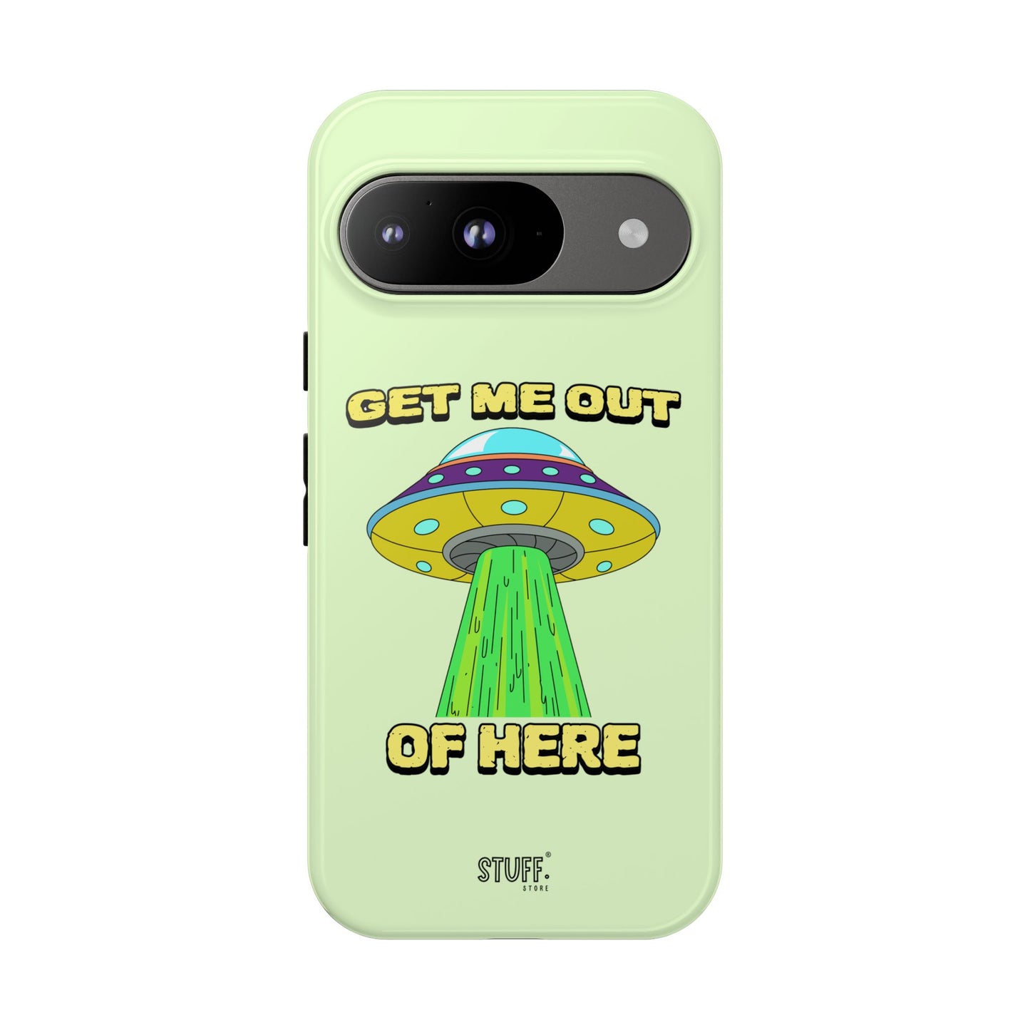 Get Me Out of Here | Coque résistante anti-choc — Vert Menthe