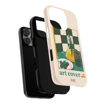 Olio d'Amore Case | Coque résistante double protection avec Design artistique Rétro