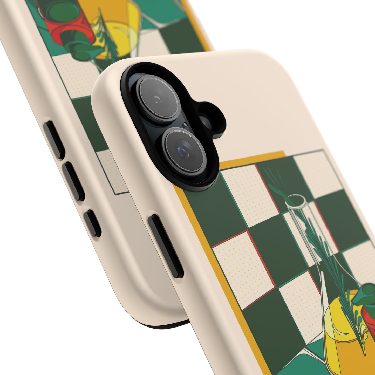 Olio d'Amore Case | Coque résistante double protection avec Design artistique Rétro