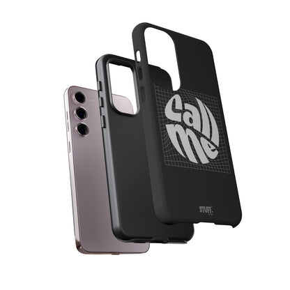 Call Me Case | Coque résistante double protection - Noir Effet Mat
