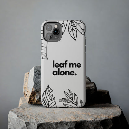 Leaf Me Case | Coque résistante double protection avec design minimaliste